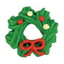 Mini Wreath w/ Bow - Royal Icing - 6 Pieces
