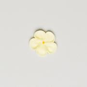 1/2" Royal Icing Forget-Me-Nots - Petite Yellow - 6 Pieces
