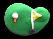 Golf Green w/ Ball - Royal Icing