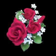 Formal Rose Spray - Red