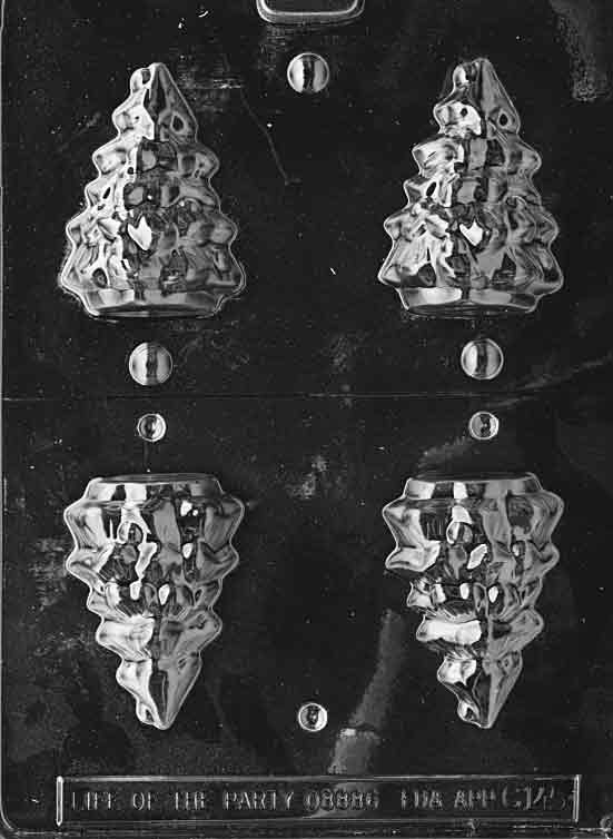 3D Christmas Tree Chocolate Mold (3 Inches)