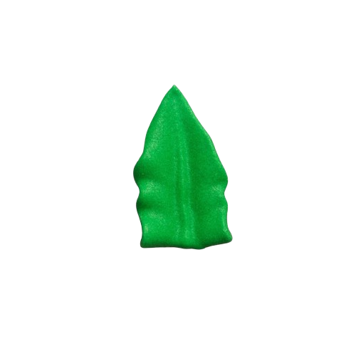 Green Leaves - Royal Icing - 1.5" - 6 Piece