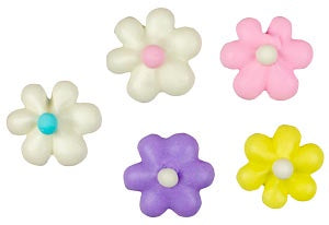 Pastel Butter Flower - Royal Icing - 6 Pieces