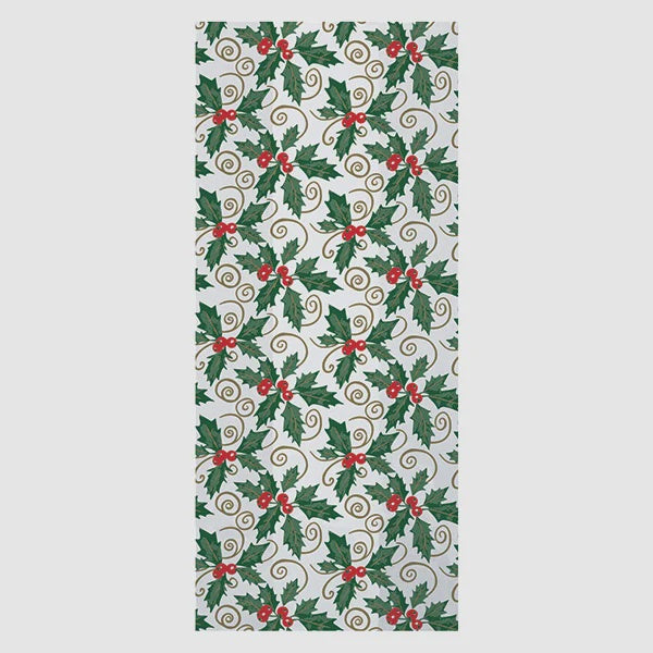 Holiday Holly, 3.5 x 2 x 7.5 - Pack of 10