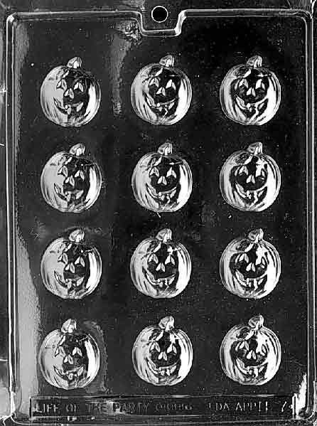 Smiling Jack-O-Lantern Pumpkin mints