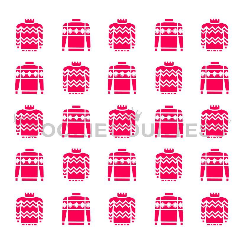 Sweaters Stencil