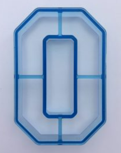 Varsity Letter O Cookie Cutter