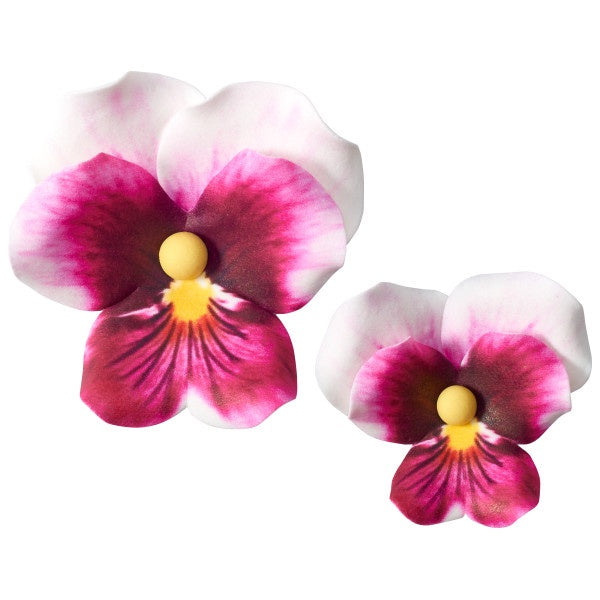 Gumpaste Pansy -Large -Pink