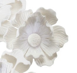 Gumpaste Poppy White Small