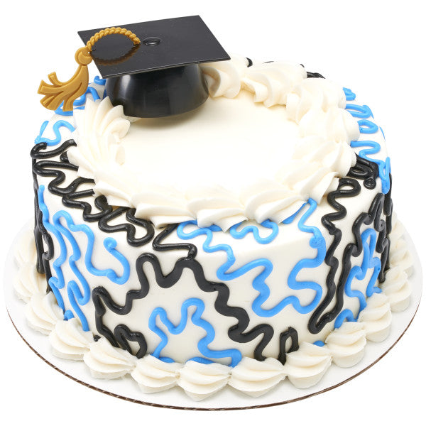 4 Inch Black Graduation Cap with Tassel