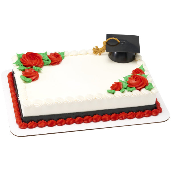 4 Inch Black Graduation Cap with Tassel