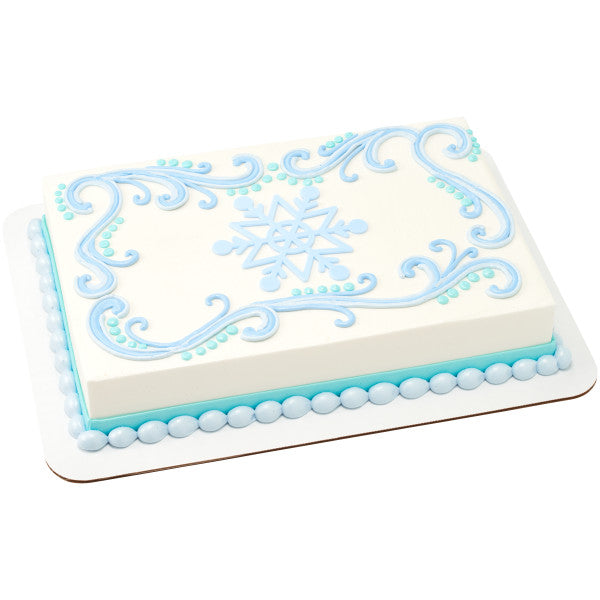 Blue Snowflake Layon