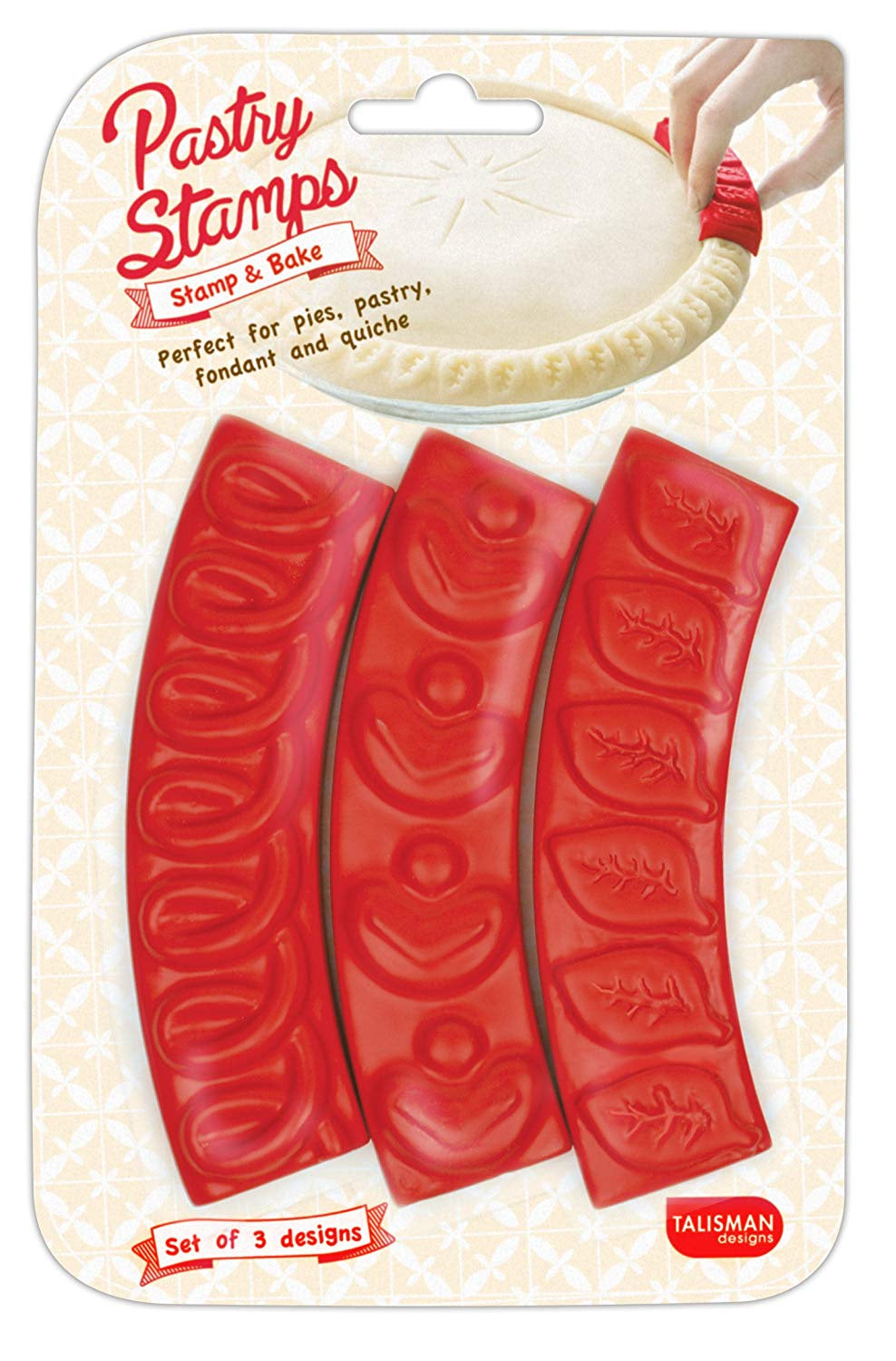 3 Piece Pastry Stamp Set