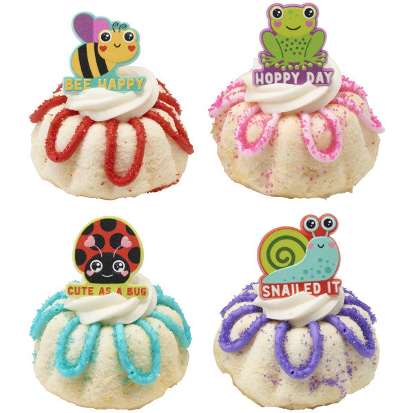 Critter Cuties Cupcake Rings - 12 Rings
