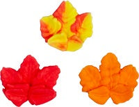 Mini Fall Leaf Assortment - 12 Royal Icing Leaves