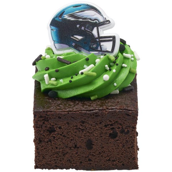 Philadelphia Eagles Helmet Cupcake Rings -12 Rings
