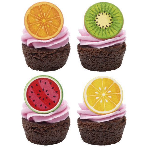Favorite Fruit Cupcake Rings - 12 Rings