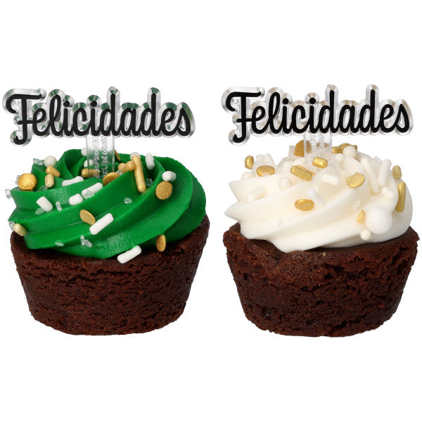 Felicidades Cupcake Pick - 1 Piece