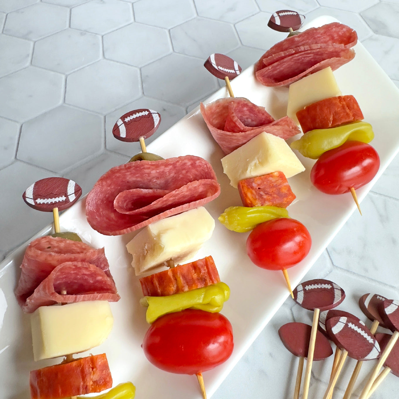 Football Cocktail Picks - Pack of 25
