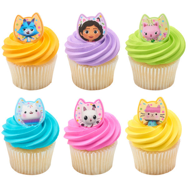Gabby's Dollhouse Magical Cupcake Rings - 12 Rings