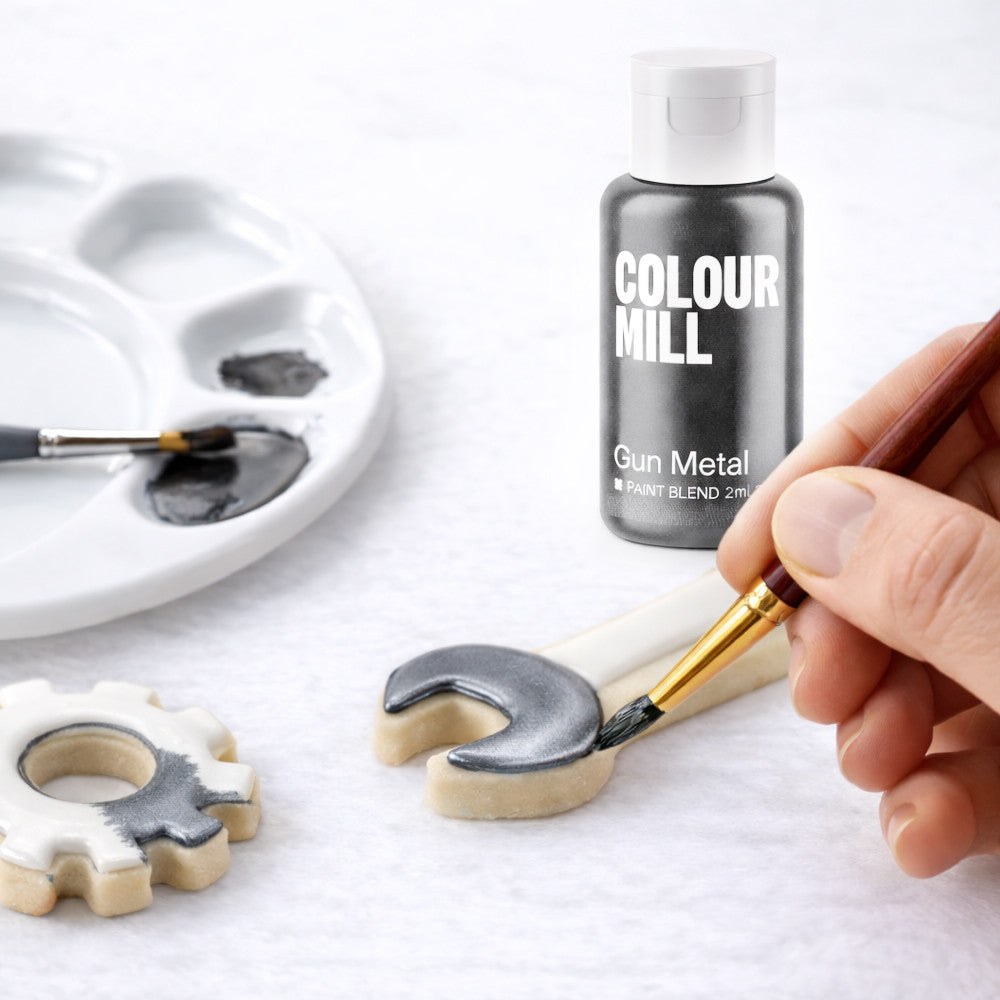Colour Mill Gun Metal Metallic Paint Blend