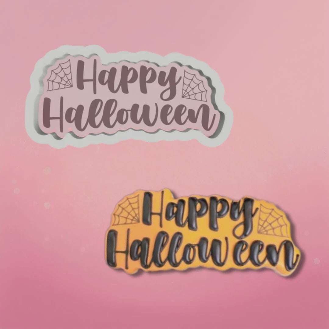 Happy Halloween Cookie Cutter