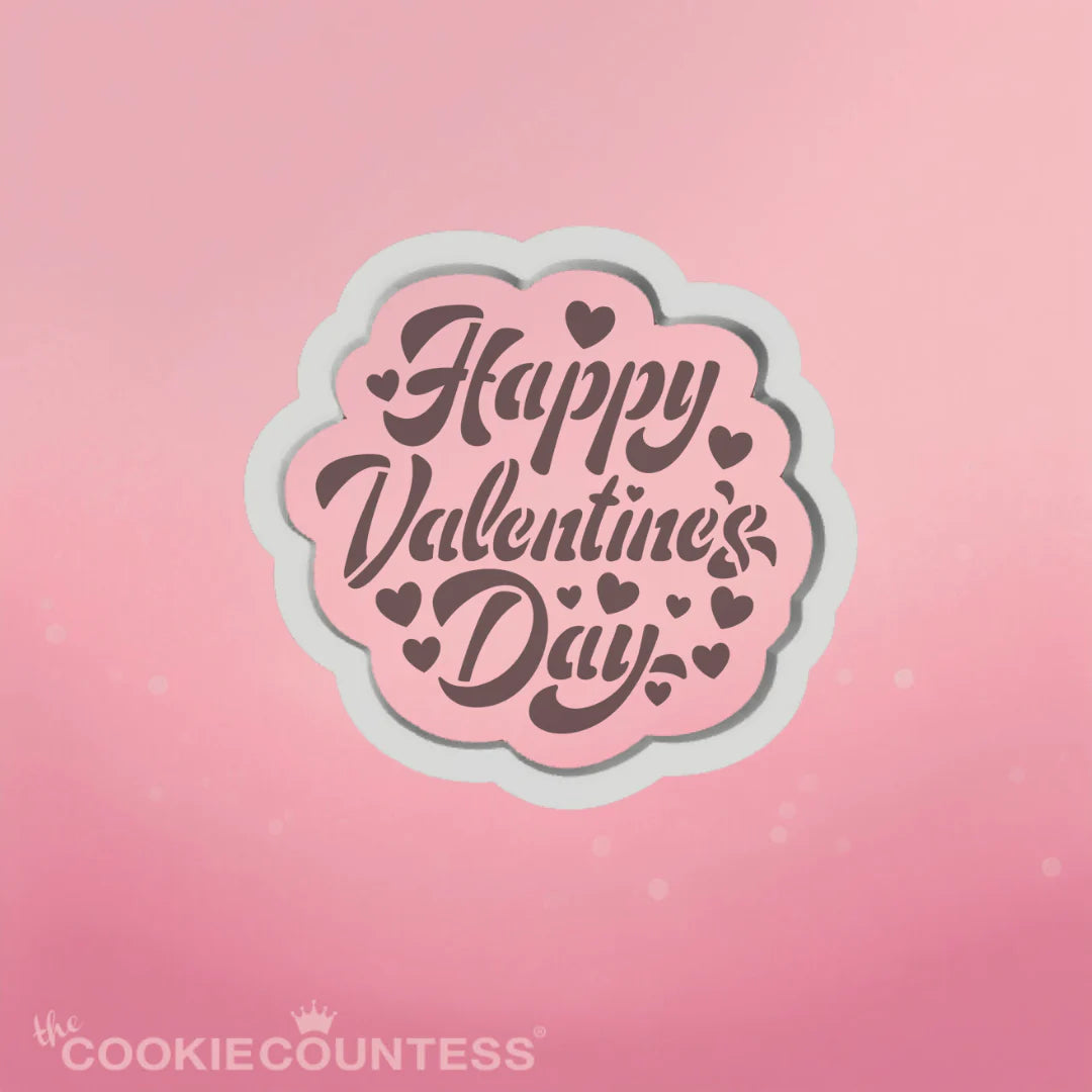 Happy Valentine's Day Stencil