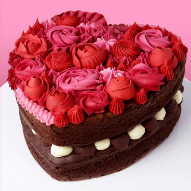 PME 8 Inch Heart Shaped Cake Pan - 8x3