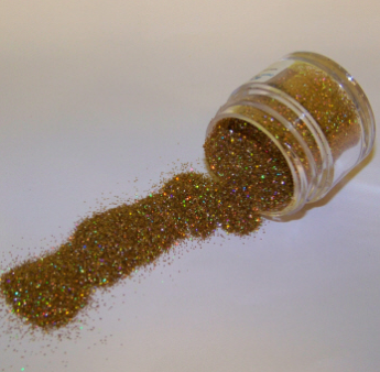 Hologram Gold Galaxy Dust