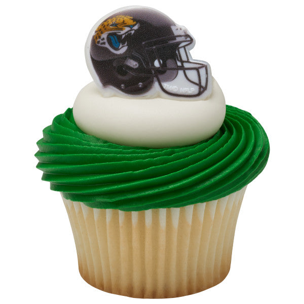 Jacksonville Jaguars Cupcake Rings - 12 Rings