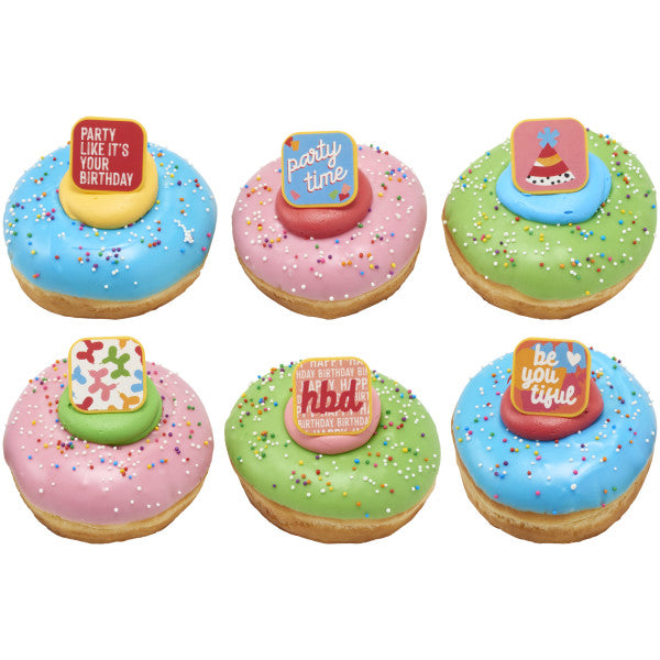 Joyful Expressions Cupcake Rings - 12 Rings