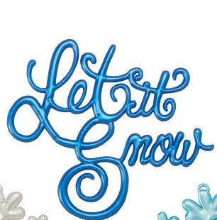 Let It Snow Blue Layon
