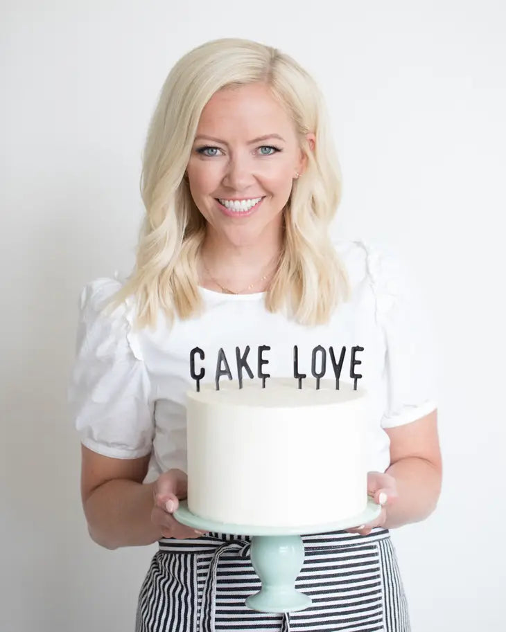 Black Letterboard Cake Toppers