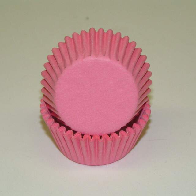 Pastel Pink, Mini Bake Cups - 50ish Mini Cupcake Liners