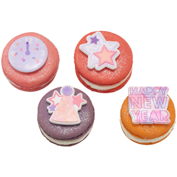 Bright New Year's Cupcake Rings - 12 Rings
