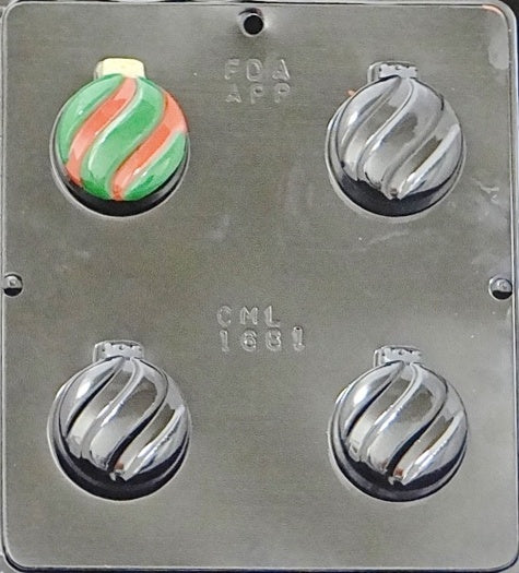 Ornament Chocolate Covered Cookie Mold