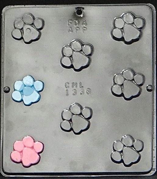Paw Print Chocolate Mold