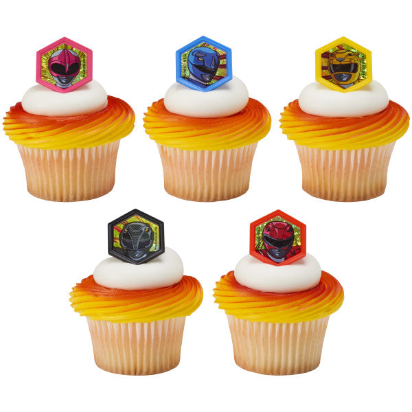 Power Rangers Morphinominal Cupcake Rings - 12 Rings