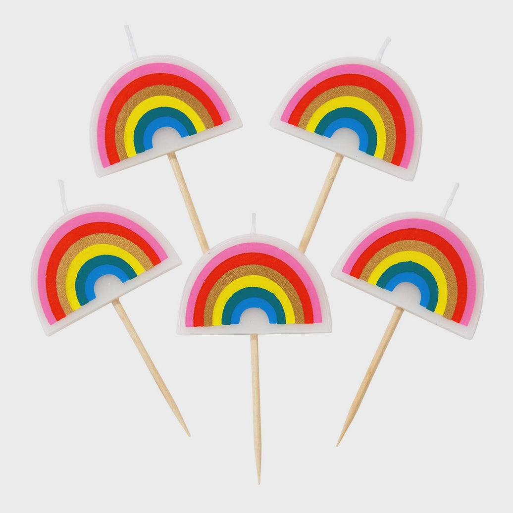 Rainbow Shaped Candles
