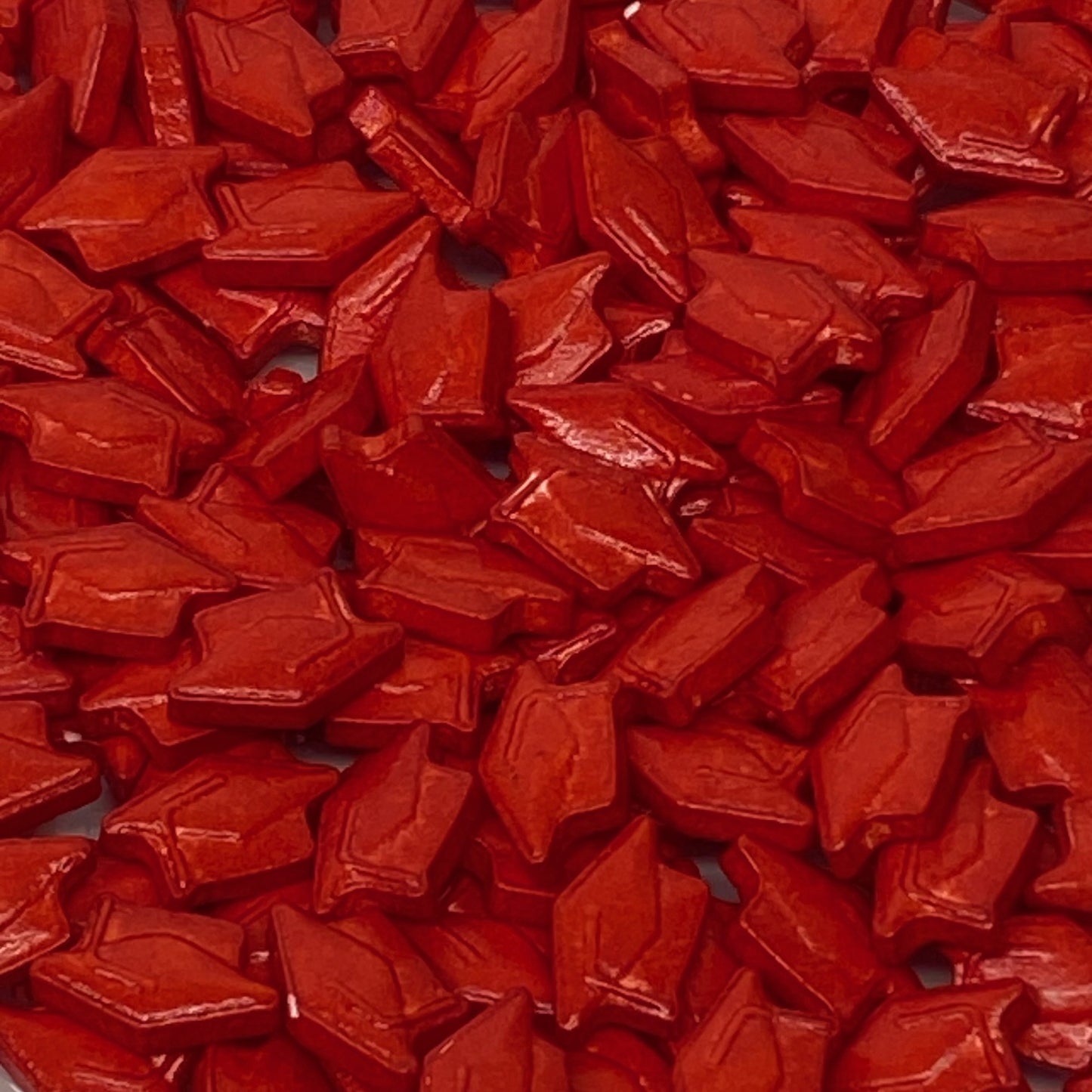 Red Grad Cap Candy Sprinkles