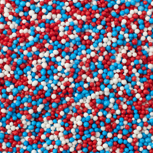 Red, White and Blue Nonpareils, 4oz