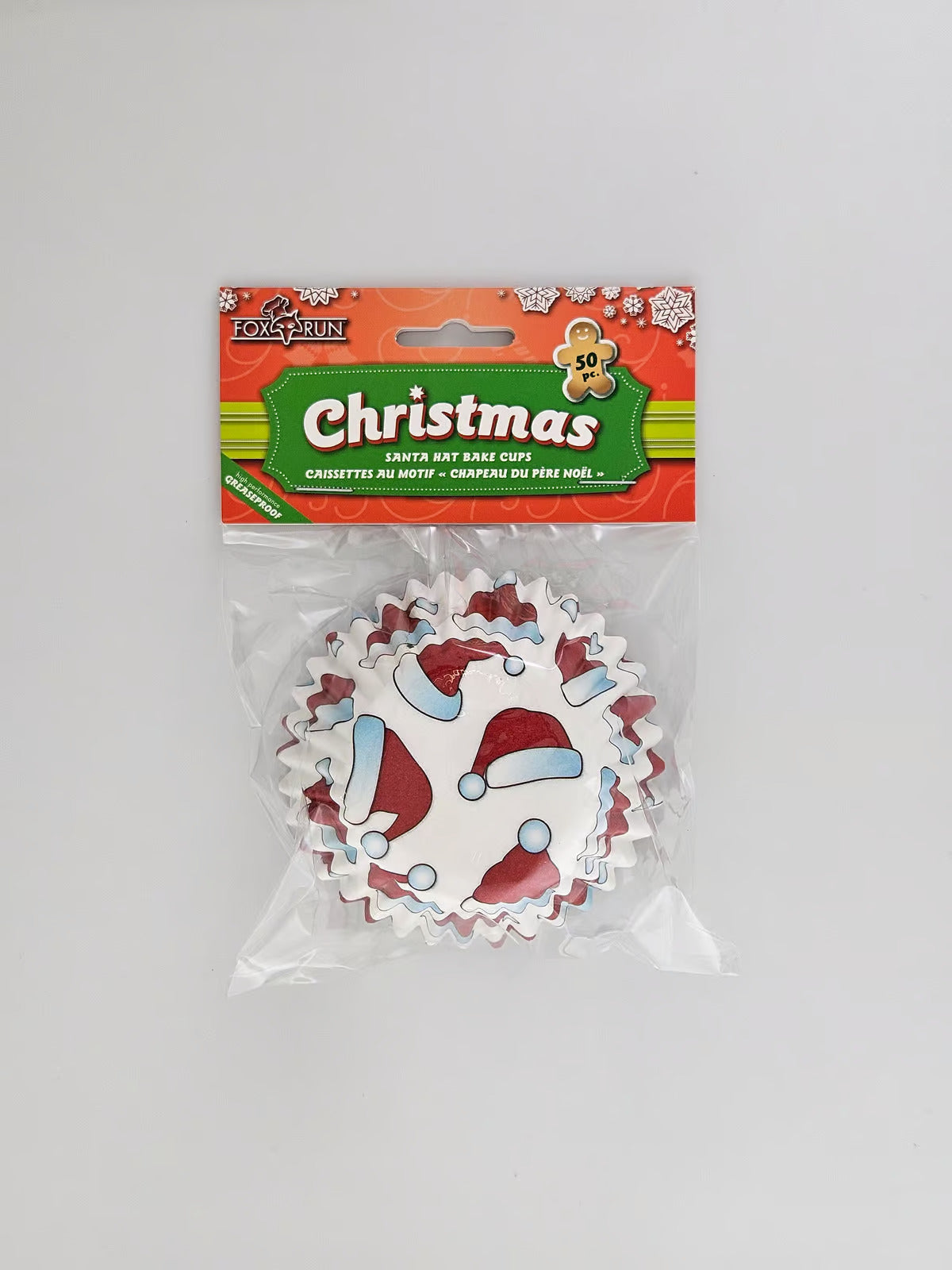 Santa Hat Cupcake Liners