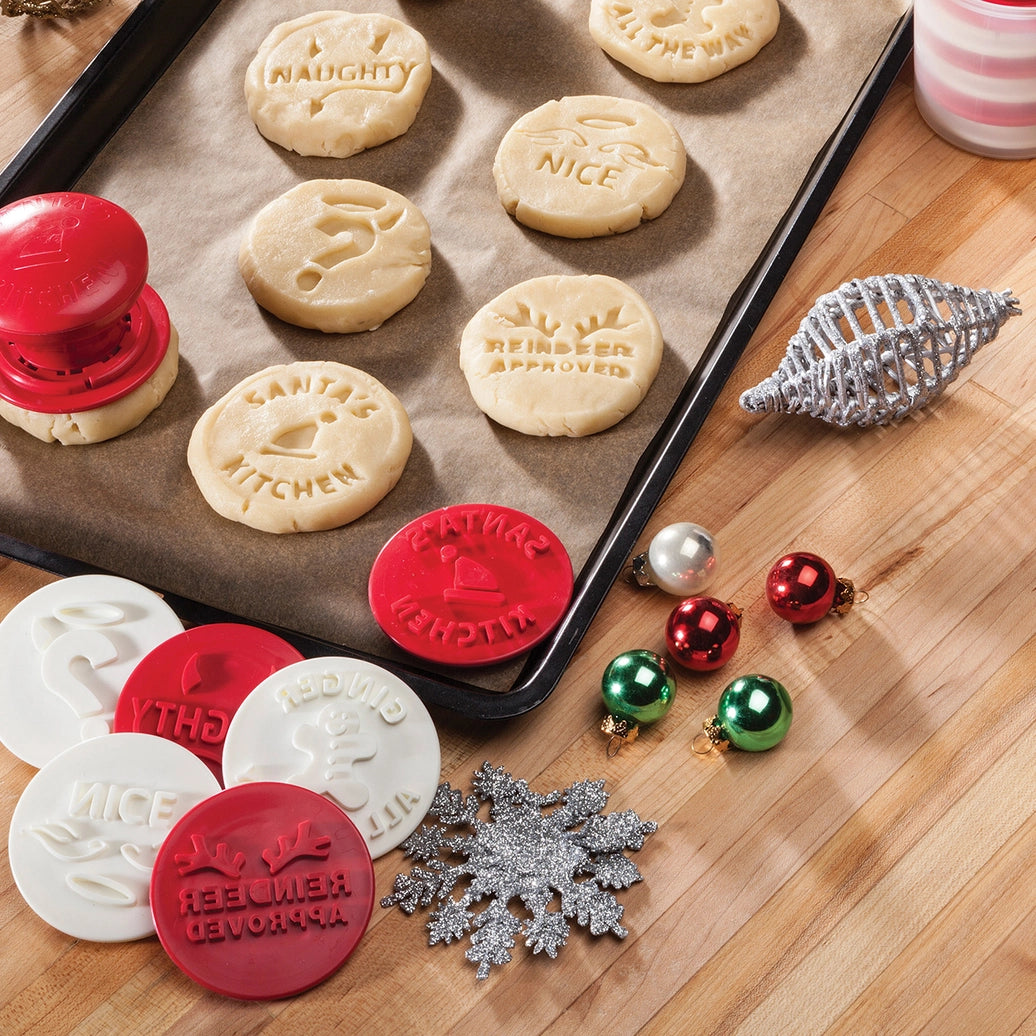Santa's Kitchen Cookie Stamps