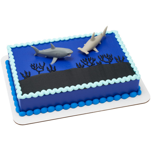Shark Attack Cake Topper Set