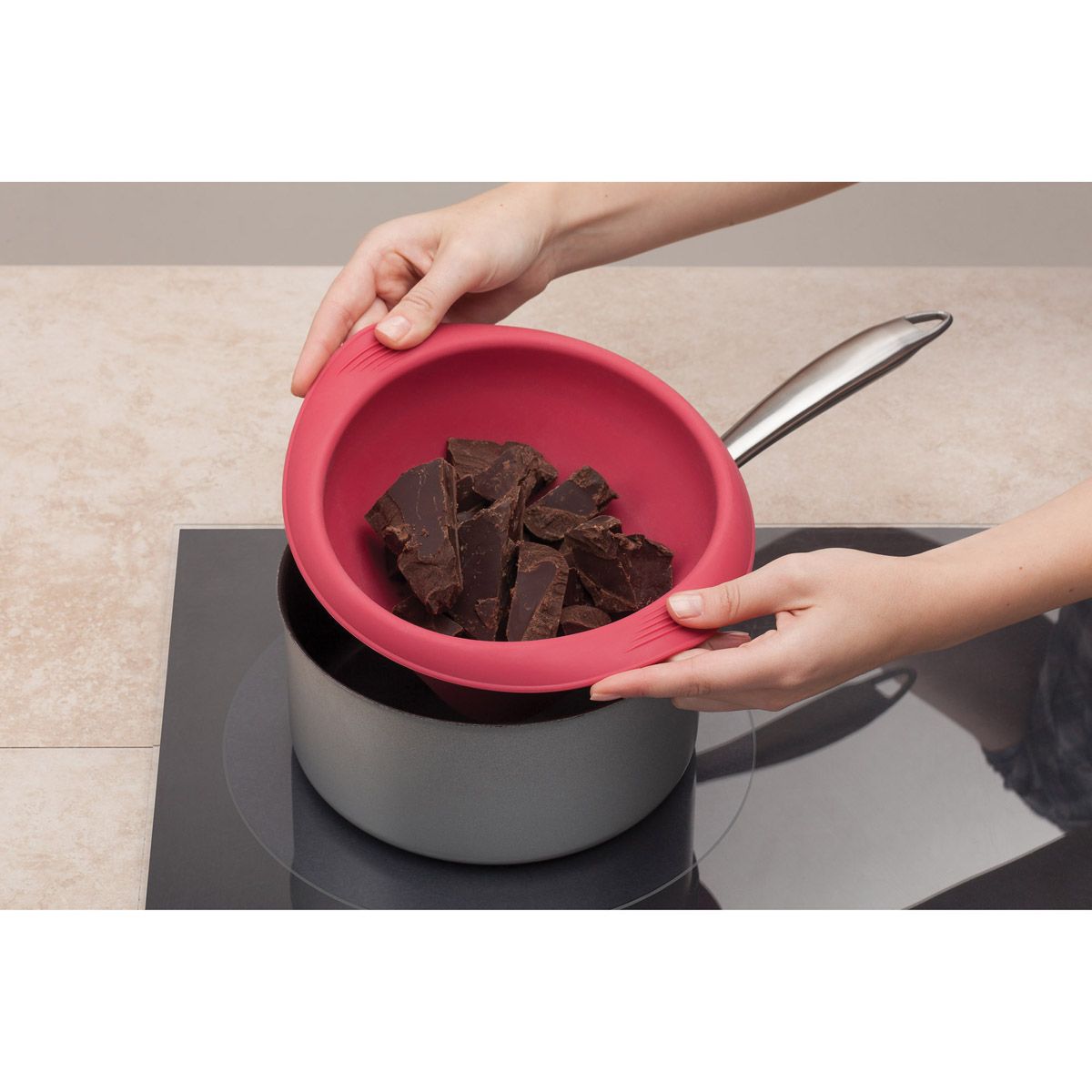 Rose's Silicone Baking Bowl Double Boiler