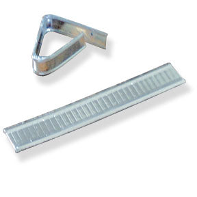 Metallic Silver Wire Clamp | 25 Clamps
