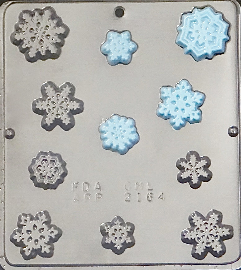 Snowflake Pieces Chocolate Mold