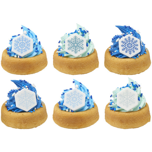 Snowflake Edible Assortment - 8 Pieces