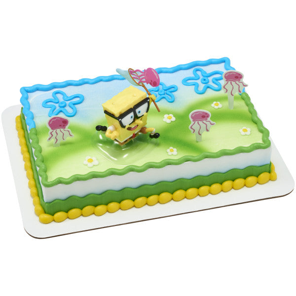Spongebob SquarePants Jellyfish Fields Cake Topper Set
