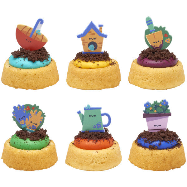 Spring Has Spring Cupcake Picks - 12 Picks